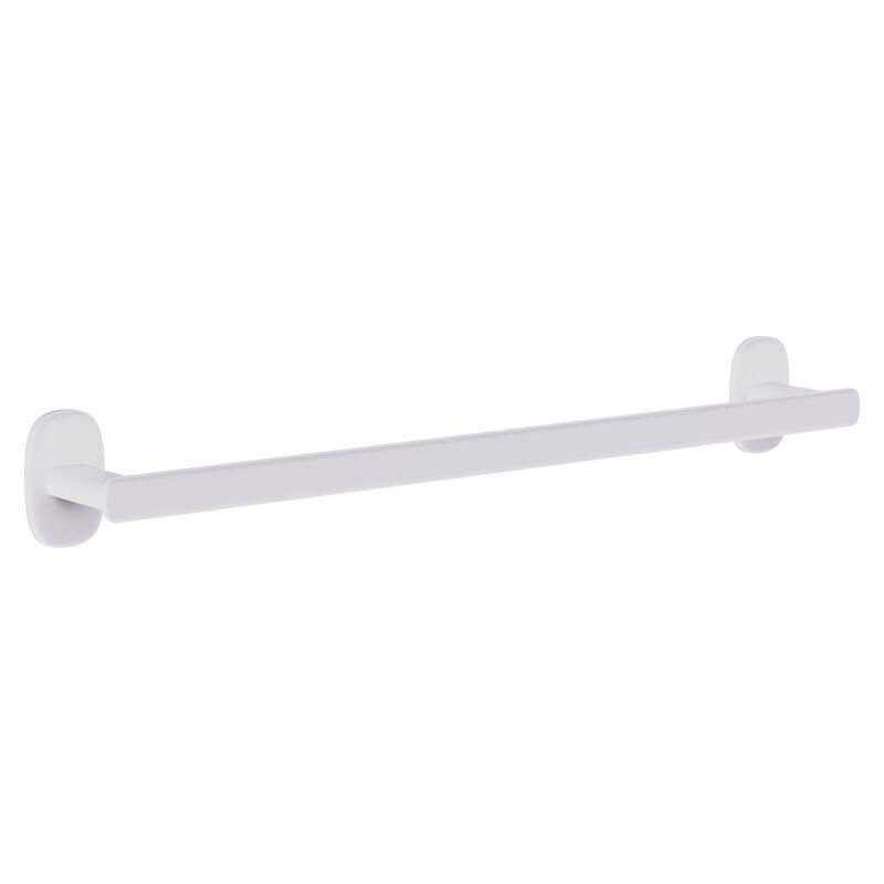 Sensea Remix Towel Rail Dual Fix White Satin 50cm