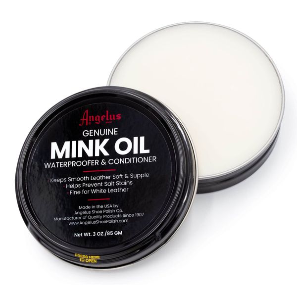Angelus Mink Oil Paste - 3oz Tin