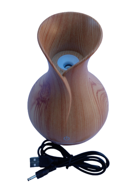 Wooden LED Humidifying Lamp