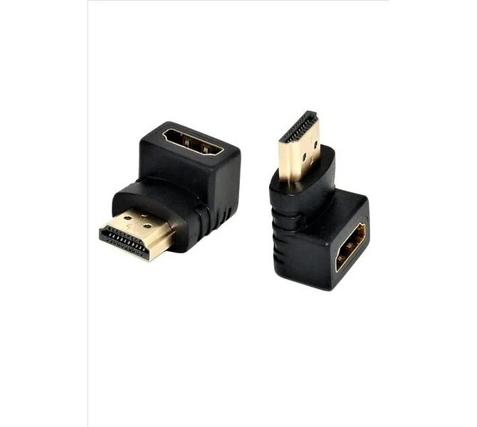 Right Angle Female to Male HDMI Adapter - SET OF 2