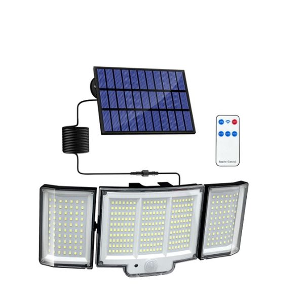 Outdoor Solar Security Light with Motion Sensor and Remote