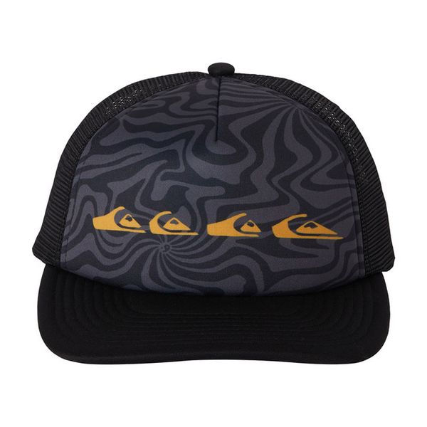 Quiksilver Boys EMU Coop Youth Trucker Cap - Jet Black