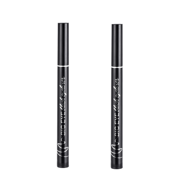Waterproof And Durable Quick-Drying Sponge-Head Eyeliner -2pcs(Black+Brown)