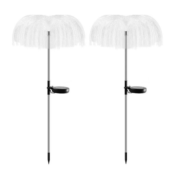 Solar Powered Multicolour Jellyfish Fiber Starburst Light 2PC- SD