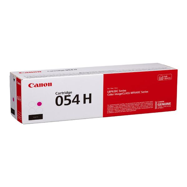 Canon 054H Original Magenta High Capacity Toner Cartridge