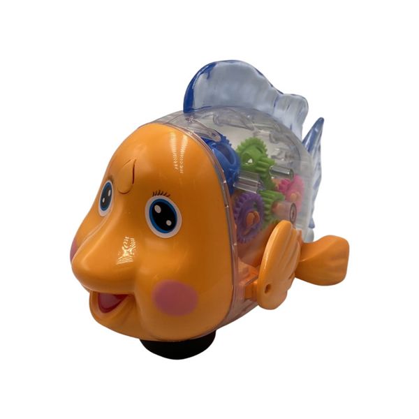 Transparent Body Gear Fish Toy WJ-436