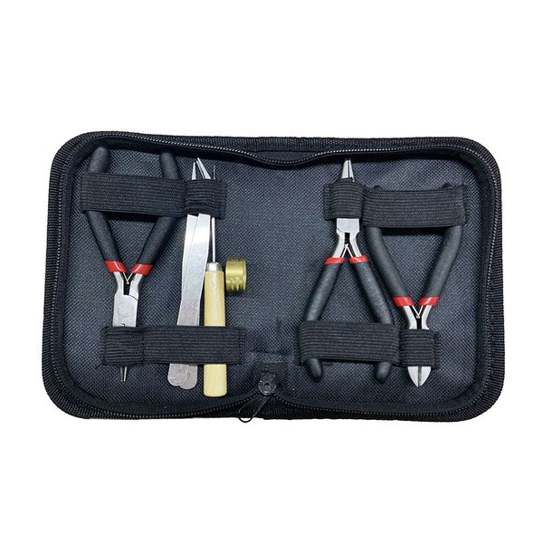 5-piece Tool Set with Pliers and Tweezers Pliers Set for Jewelry Making