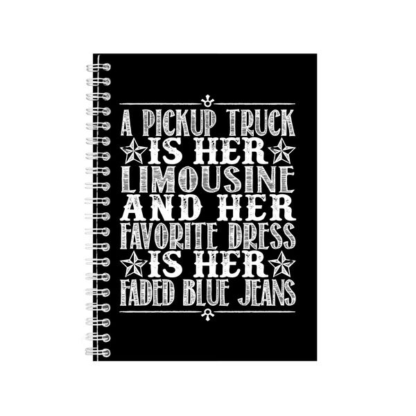 Pickup Truck Wire Bound Notebook Gift Idea Writing Books A4 Notepad