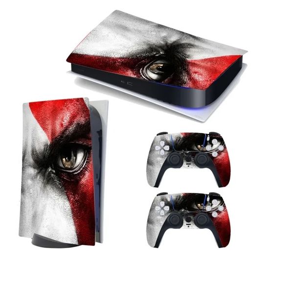 Optical Disk Edition PS5 Console &amp; Controllers Sticker/Skin: God Of War