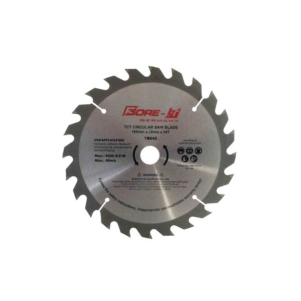 Bore-it - Circular Saw Blade - 185mm X 24t X 20/16b - 2 Pack