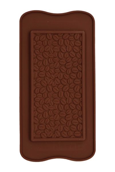 Silicone Chocolate Bar Mould - Coffee Beans Shape