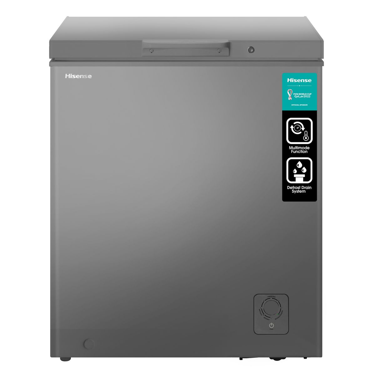 Hisense 142L Lockable Chest Freezer Metallic Silver Buy Online in