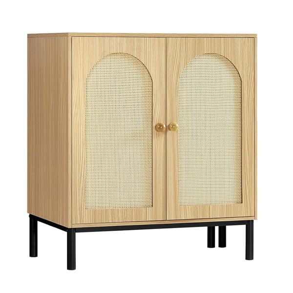 Rattan Cabinet Storage Cabinets Buffet Cabinet Accent Cabinet for Kitchen