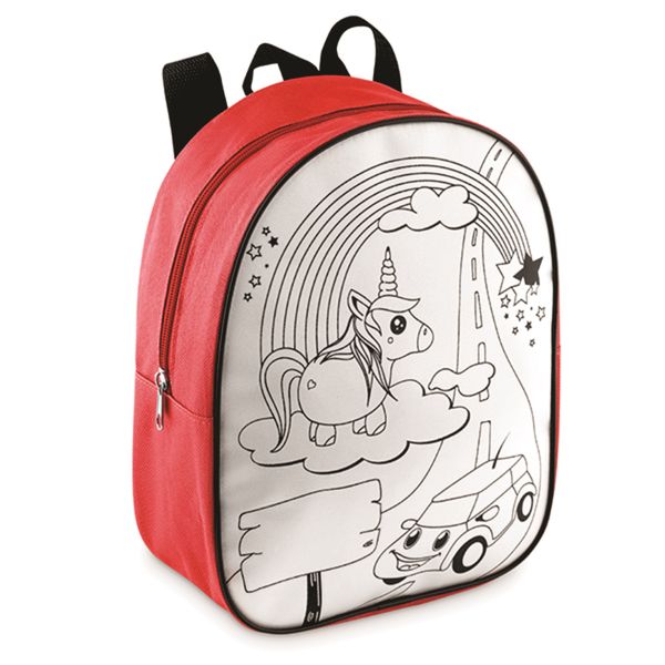 Sketchy Kids Activity Backpack - Red