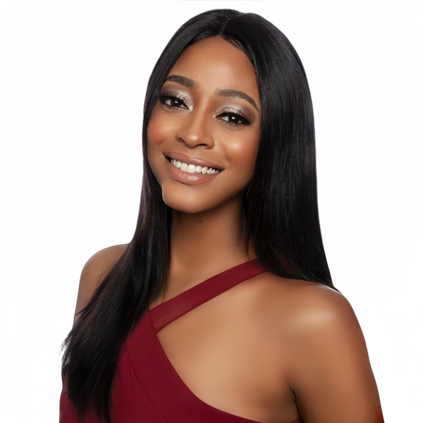 Eligababy 18 inch Straight Wig - Human Hair with 13x4 Lace Front