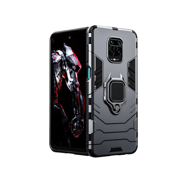 Keysion Shockproof Cover Protective Case with Ring For Xiaomi Redmi Note 9S