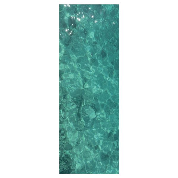 Cape Art - Vinyl Foam Yoga Mat - Blue Aqua Pool Water
