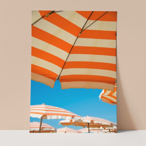 Striped Parasol Wall Print