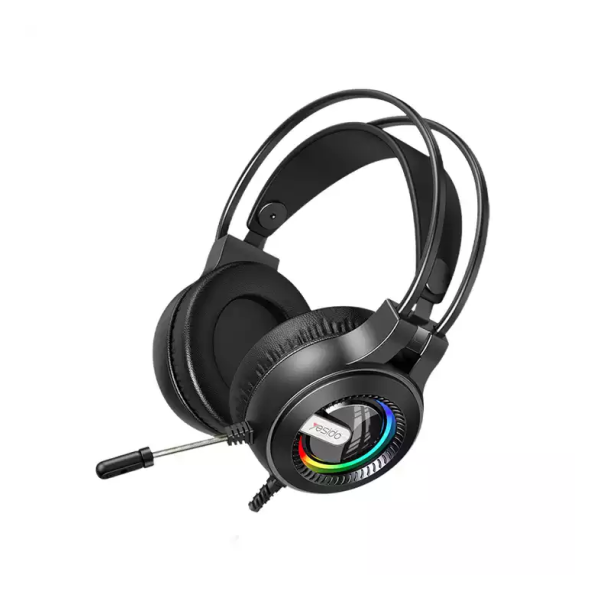 LED RGB Gaming Headset With Microphone &amp; 3.5mm + USB Audio Jack - EK02