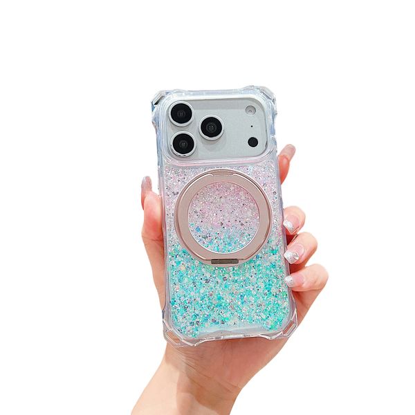 iPhone Case with Built-in Stand, Compatible with 14, 15, 16, 17 Series