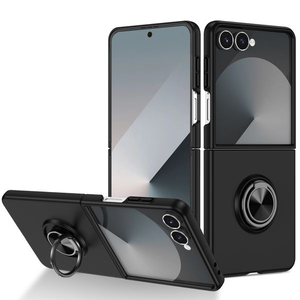 Magnetic Holder Matte Phone Case Compatible With Samsung Galaxy Z Flip7 FE