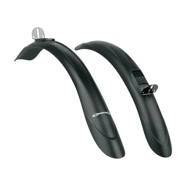 SKS Mudguard Set for Bicycles: Snap-On All Road BEAVERTAIL SET Black