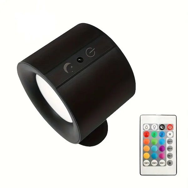 Double-Sided Magnetic Wall Light with 360 Rotating Touch Remote Control