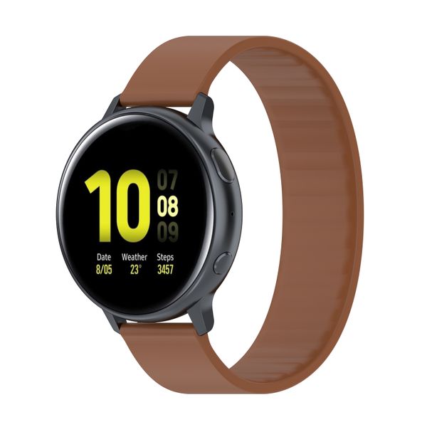 Solo Loop Replacement Band Strap for Garmin Vivoactive 4S 18mm Purple