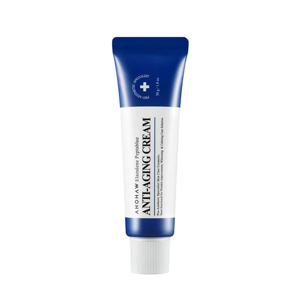 Elazulene Peptablue Anti-aging Cream - AHOHAW, Collagen, korean skincare