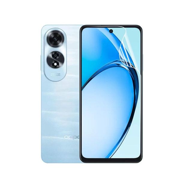 Heavy Duty Hydrogel Screen Protector Film Compatible with Oppo A60 - 3PK