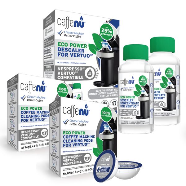 Caffenu Coffee Machine Cleaning Kit - Nespresso Vertuo Compatible