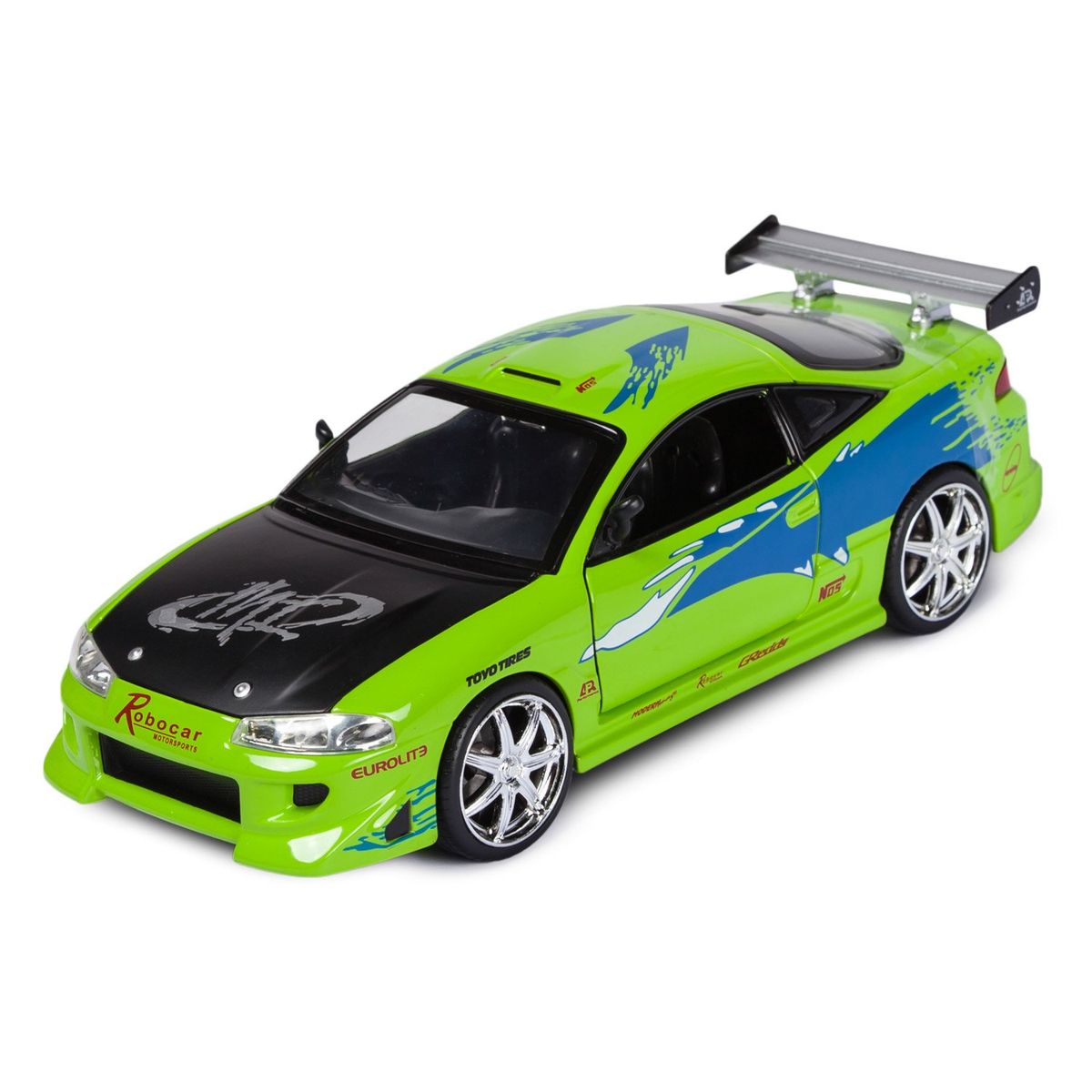 Jada-Fast & Furious Brian's Mitsubishi Eclipse-Green | Buy Online in ...