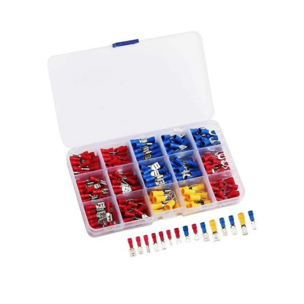 HKD 280PC Insulated Crimp Lug Kit - Copper Terminals Multi-Size Set