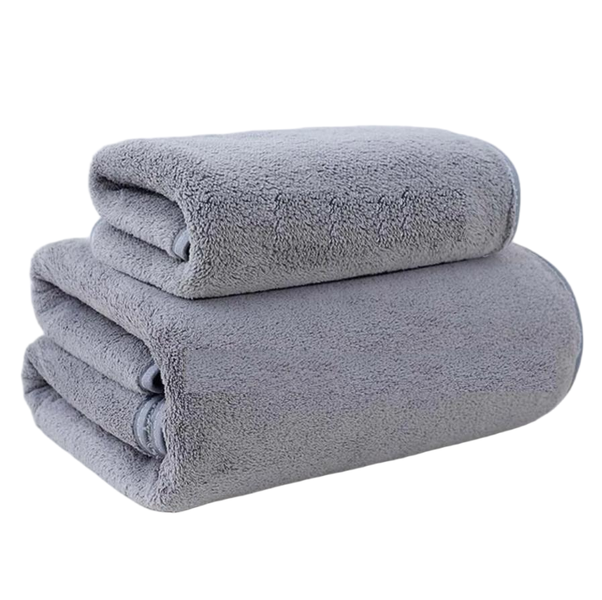 Coral Thickened And Bath Towel Set, Soft for Home Gym Face Washing Towels