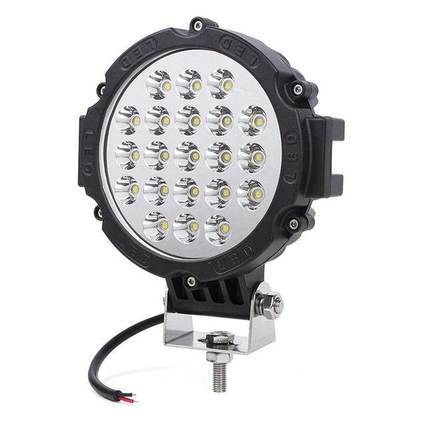 Black 7" 63W LED Work Light Beam for 4X4 Trucks ATV