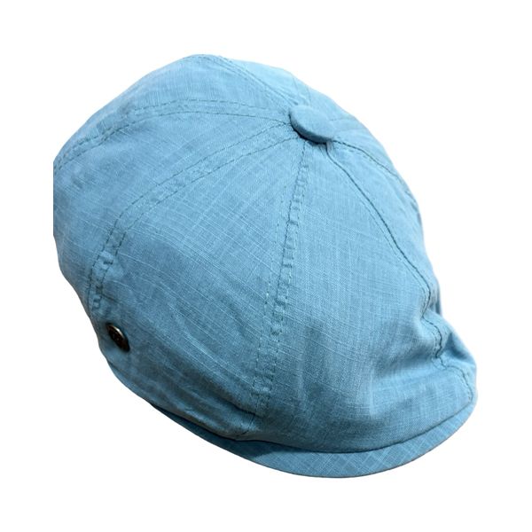 Men's Premium Cotton Flat Cap - Stretch Fit