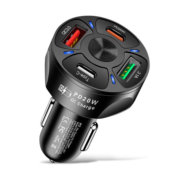 IPSTYLE Car Charger Fast Charging Adapter With Voltage