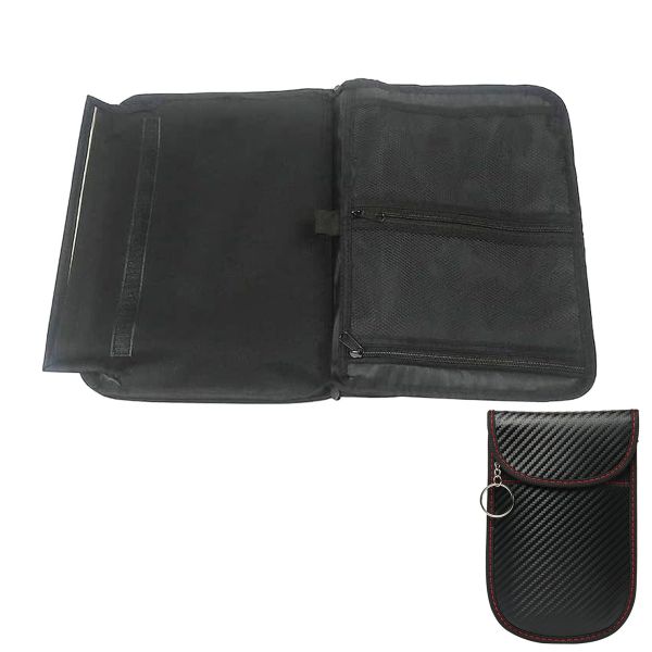 34x25cm Signal RFID Blocking Faraday Laptop Bag With Faraday Phone Pouch