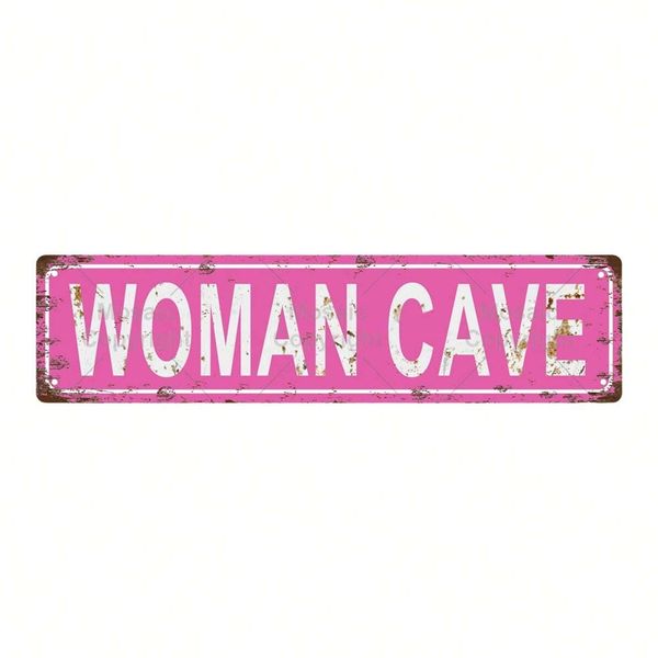 Woman Cave Metal Sign Wall Art