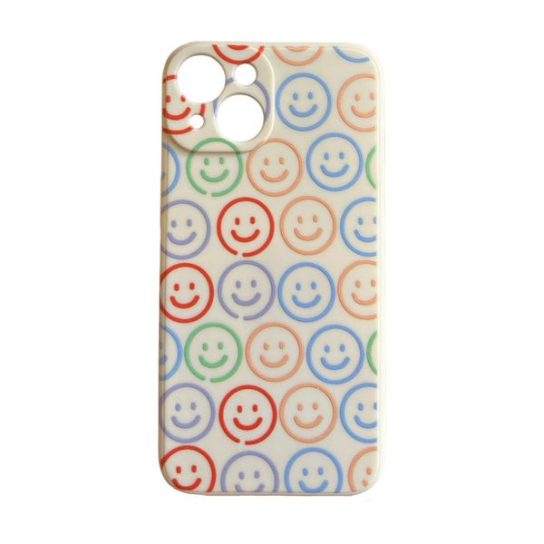 AMA Smile Pattern Silicon Case For iPhone 14