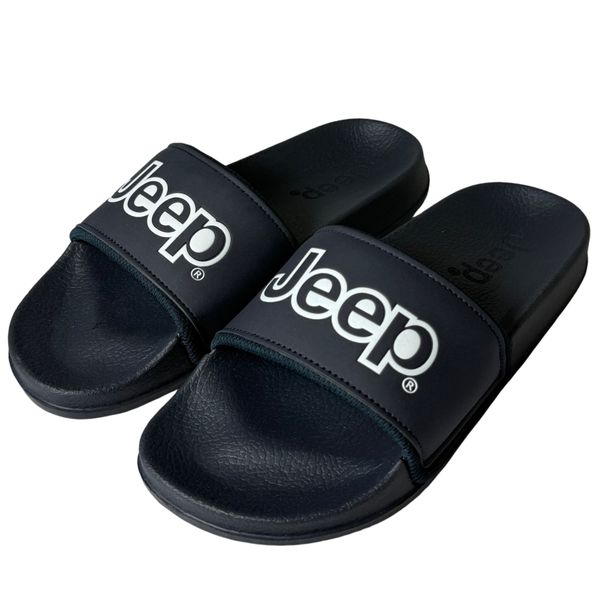 Jeep Navy Pool Sandals - Lightweight Slip-On Slides