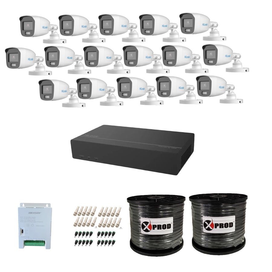 HiLook 16 Channel ESSD ColorVu Kit