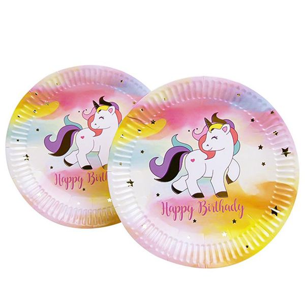 Unicorn Birthday Disposable Cutlery Set For 25 Guests