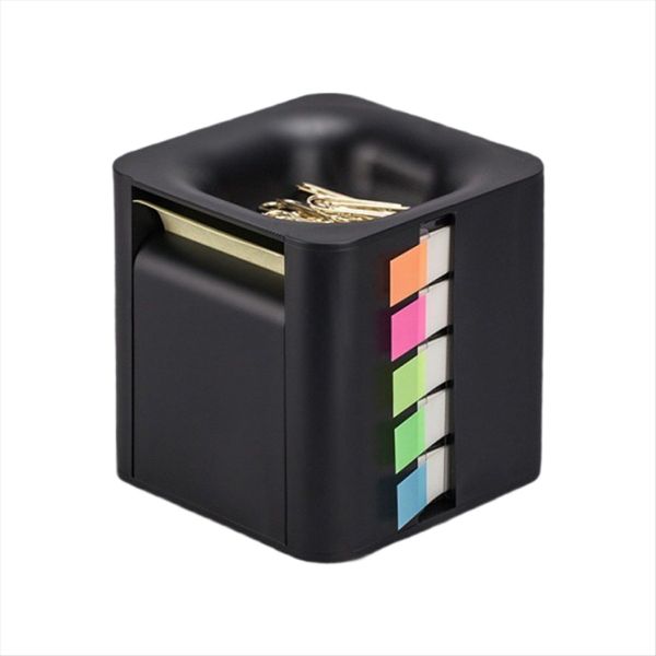 5-in-1 Cube Sticky Note Holder Multifunction Sticky Note Dispenser with Pop