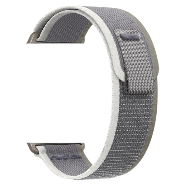 Nylon Weave Adjustable Watch Band Compatible with Apple Watch 38/40/41mm Series - Grey