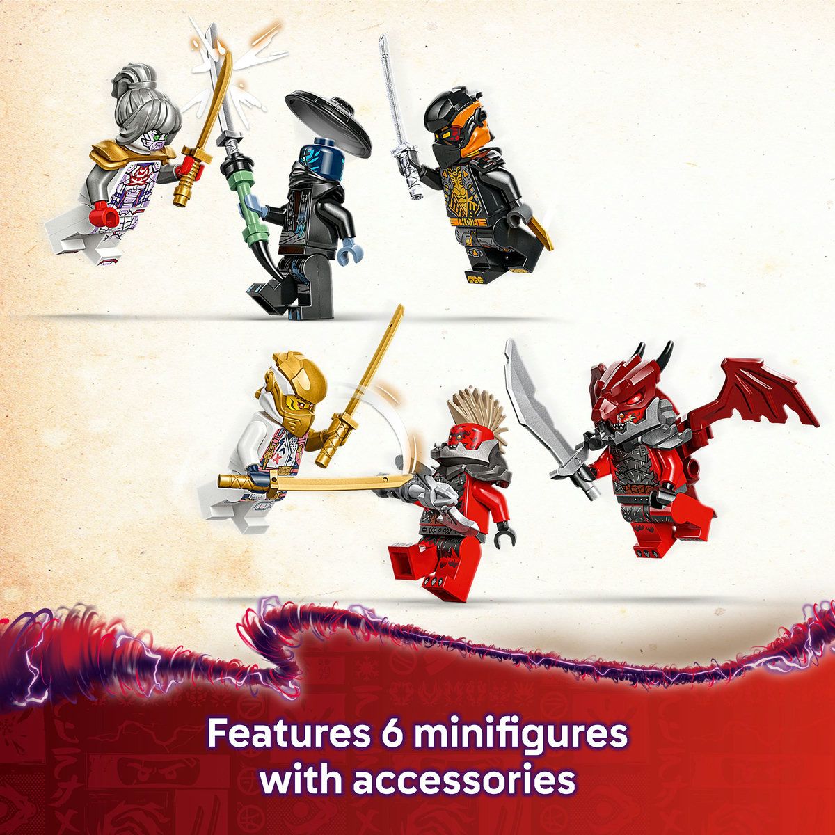 LEGO® NINJAGO® Zane's Ultra Combiner Mech Toy 4-in-1 Building Set