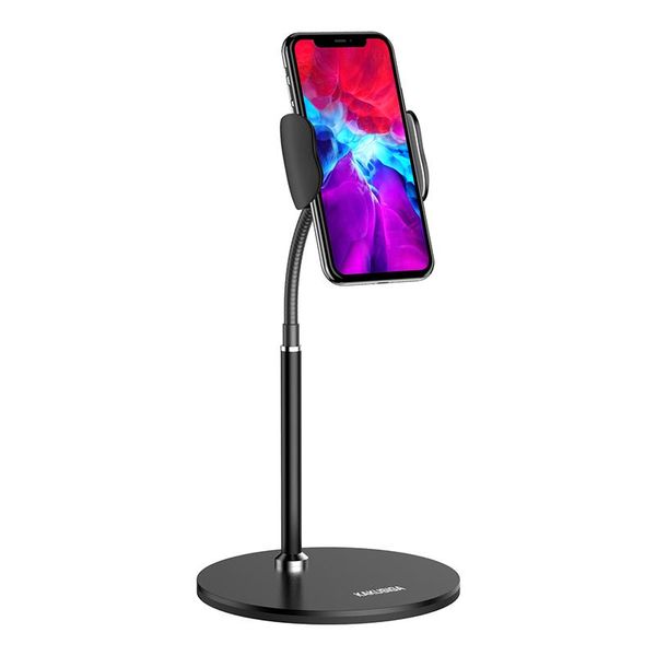 Cell Phone Stand, Adjustable Height Angle Gooseneck Stand