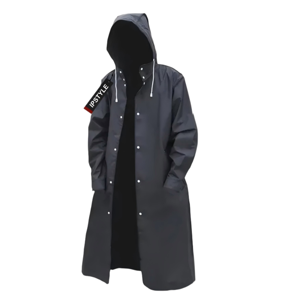 IPSTYLE Fashion Adult Waterproof Long Raincoat Men Ladies Raincoat