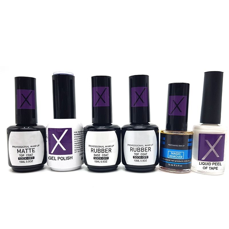 purpleX Gel Polish Remover-Top & Base-Nail Peel Off Tape-Matte Top Coat |  Buy Online in South Africa 