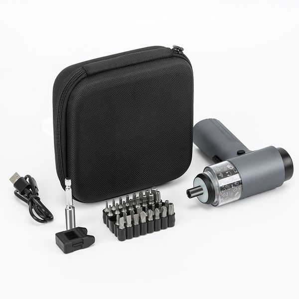 36-Piece Cordless Rechargeable Li-Ion Electric Screwdriver Drill Set